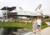 Mom, me at the Kennedy Space Center